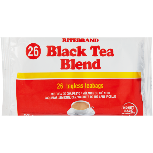 Ritebrand Tagless Teabags 26 Pack