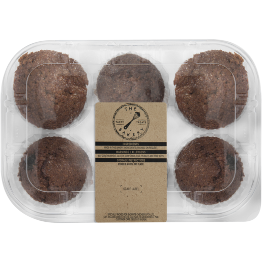 The Bakery Bran Muffins 6 Pack