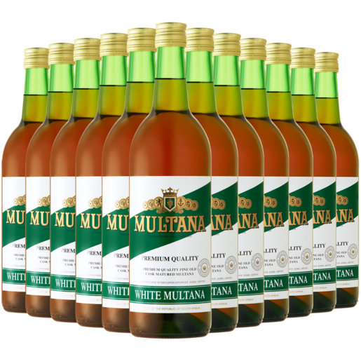 Multana Premium Quality White Wine Bottles 12 x 750ml
