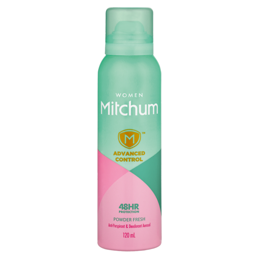 Mitchum WOMEN Powder Fresh Ladies Body Spray Anti-Perspirant 120ml