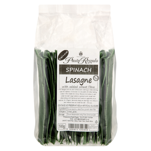 Pasta Regalo Spinach Lasagne 500g