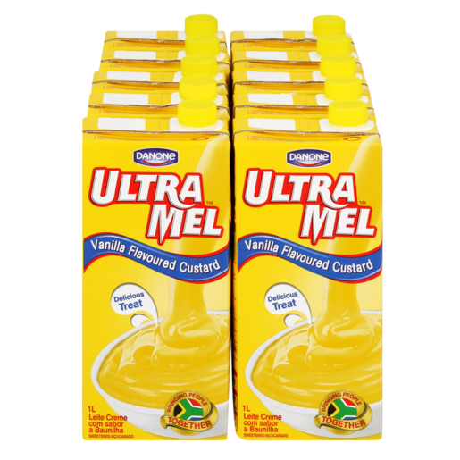 Danone Ultra Mel Vanilla Flavoured Custard Cartons 10 x 1L