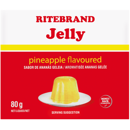 Ritebrand Pineapple Flavoured Instant Jelly 80g