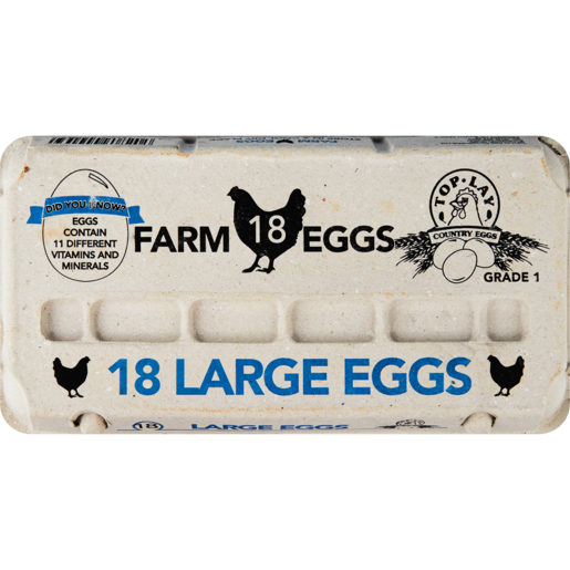 Top Lay Large Eggs 18 Pack