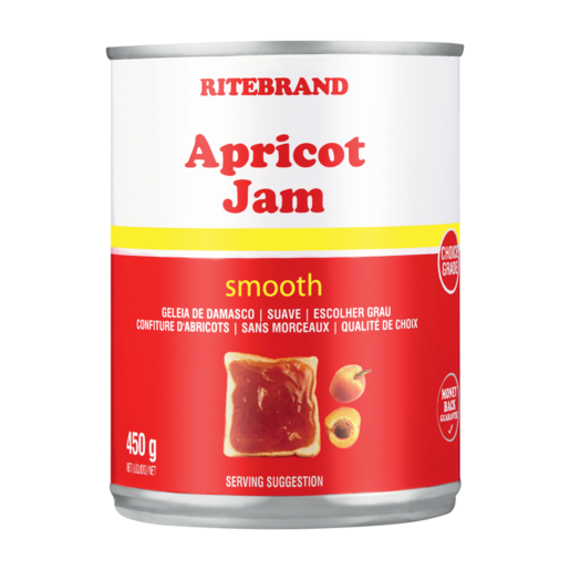 Ritebrand Smooth Apricot Jam 450g