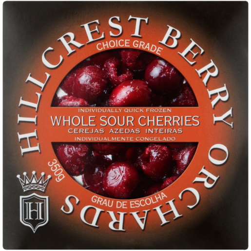 Hillcrest Berry Orchards Frozen Whole Sour Cherries 350g