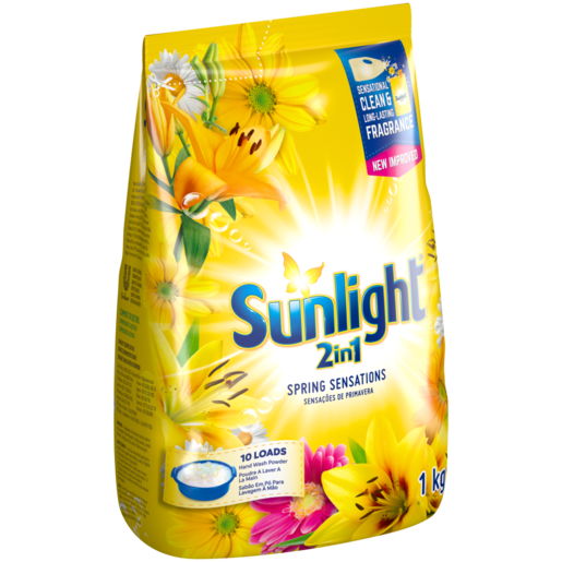 Sunlight 2-In-1 Spring Sensations Hand Washing Powder 1kg