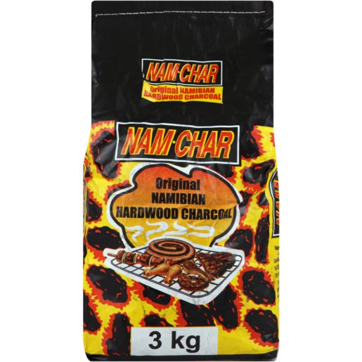 NAMCHAR Namibian Hardwood Charcoal 3kg 