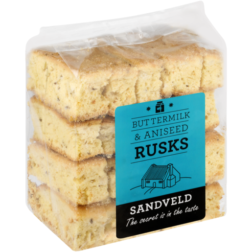 Sandveld Buttermilk & Aniseed Rusks Bag 500g
