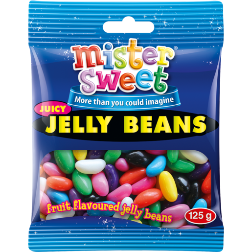 Mister Sweet Fruit Flavoured Jelly Beans 125g