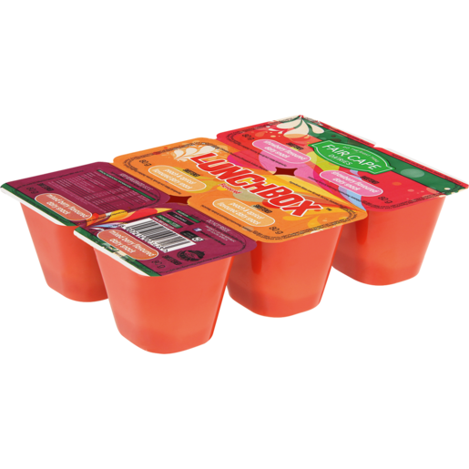 Fair Cape Lunchbox Sweetened Strawberry/Peach & Apricot/Mixed Berry Yoghurt 6 x 80g