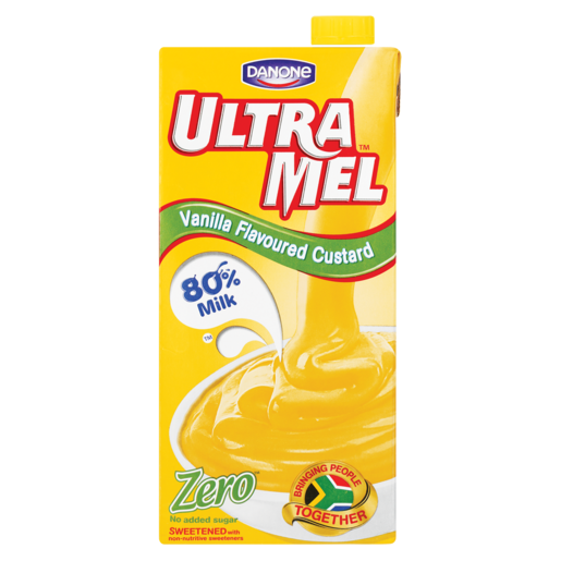 Danone Ultra Mel Zero Vanilla Custard 1L