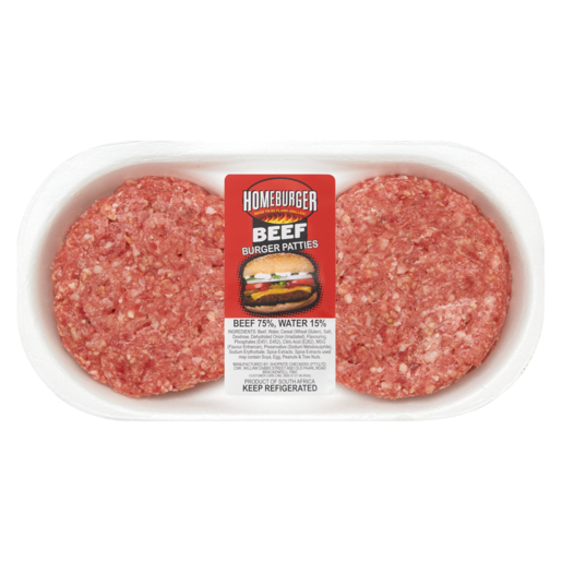 Homeburger Beef Burger Per kg