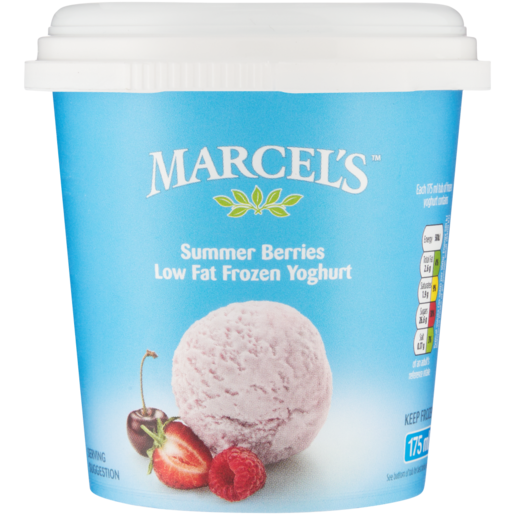 Marcel's Summer Berries Flavoured Low Fat Frozen Yoghurt 175ml