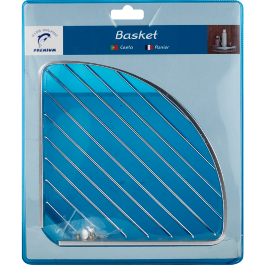 Blue Dolphin Premium Stainless Steel Shower Basket