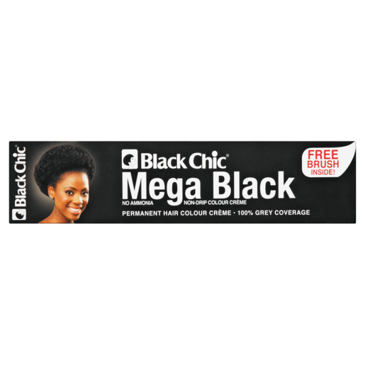 Black Chic Mega Black Permanent Hair Colour 28ml