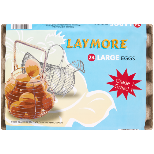 Laymore Grade 1 Large Eggs 24 Pack