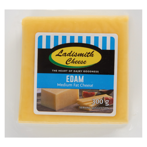 Ladismith Cheese Edam Medium Fat Cheese 300g
