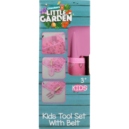 Little Garden Kids Tool Set With Belt 4 Pieces