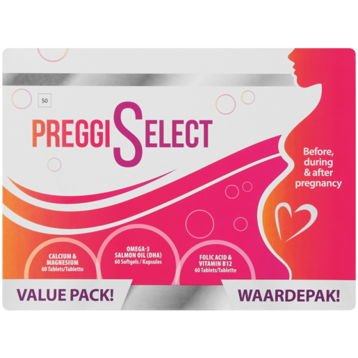 Preggi Select Supplement Tablets 180 Pack