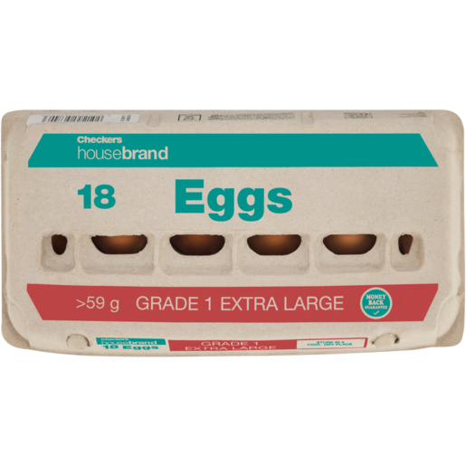 Checkers Housebrand Extra Large Eggs 18 Pack