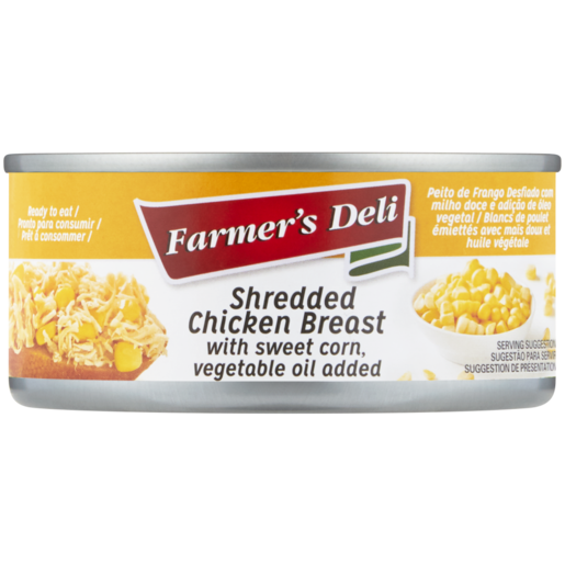 Farmer's Deli Shredded Chicken With Sweet Corn Can 150g
