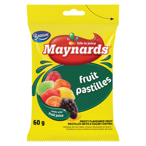 Maynards Fruit Pastilles Sweets 60g