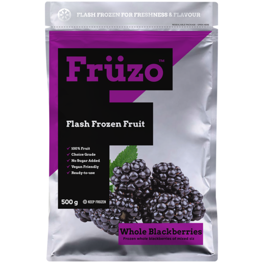 Früzo Frozen Whole Blackberries 500g