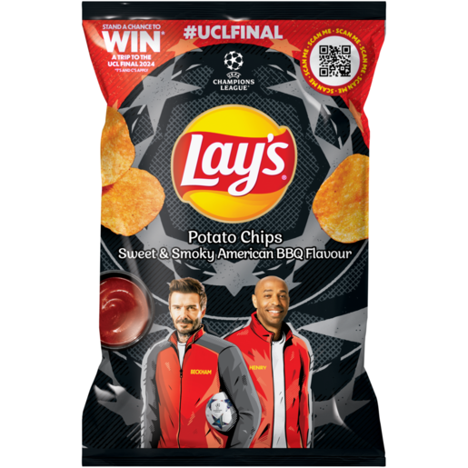 Lay's Sweet & Smoky American BBQ Flavour Potato Chips 120g 