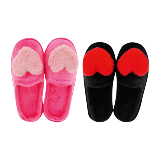 Ladies Valentine Clog Slippers Size 3-8 (Assorted Item - Supplied At Random)