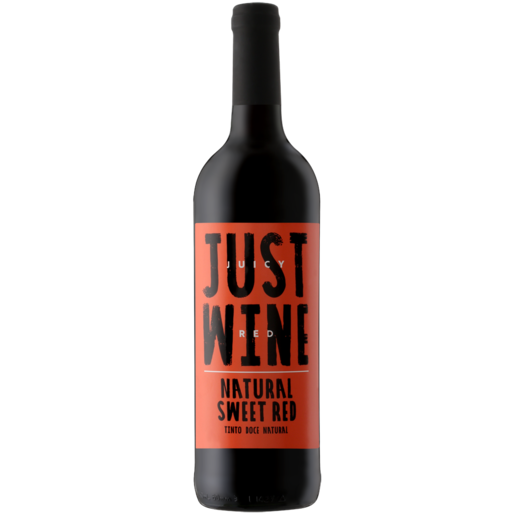 Just Wine Juicy Red Natural Sweet Red Wine Bottle 750ml