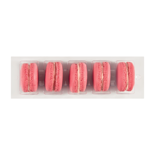 Pink Strawberry Macarons 5 Pack