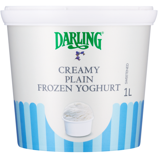Darling Creamy Plain Frozen Yoghurt 1L