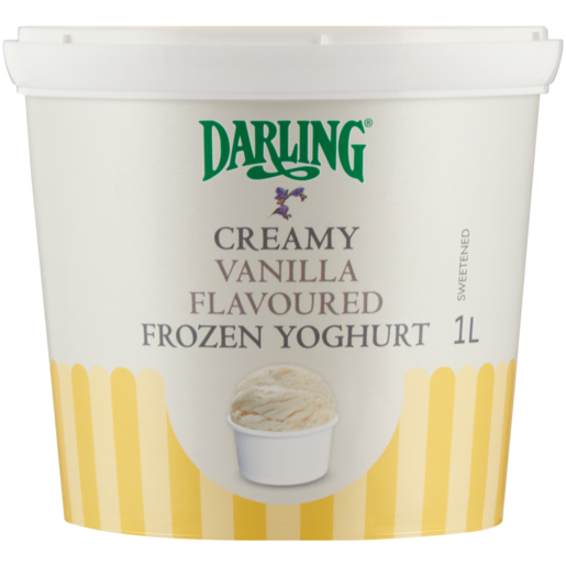 Darling Creamy Vanilla Flavoured Frozen Yoghurt 1L