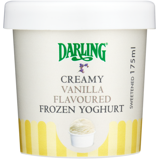 Darling Vanilla Flavoured Frozen Yoghurt Tub 175ml