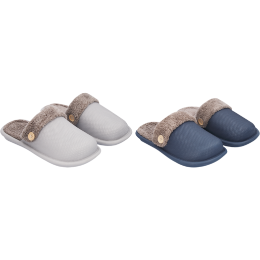 Ladies Rubber Winter Clog Slippers Size 3-8 (Assorted Sizes - Single Pair)