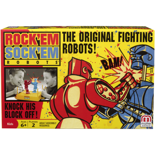 Mattel Rock 'Em Sock 'Em Robots Boxing Game