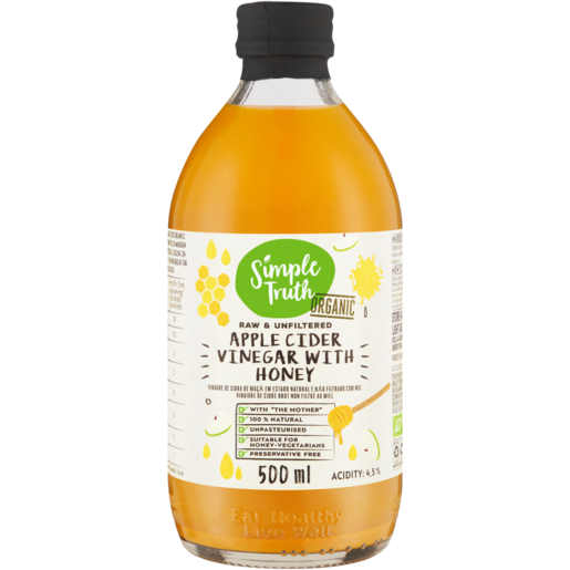 Simple Truth Apple Cider Vinegar With Honey 500ml