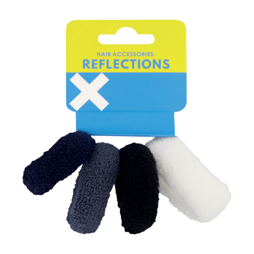 Reflections Thick Knitted Hair Ties 4 Piece