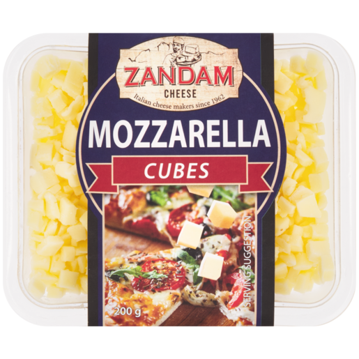 Zandam Mozzarella Cheese Cubes 200g
