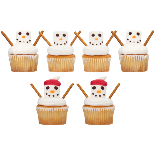 Occasional Snowman Cupcake (Assorted Item - Supplied At Random)