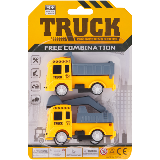 Construction Truck Set 2 Piece (Assorted Item - Supplied at Random)