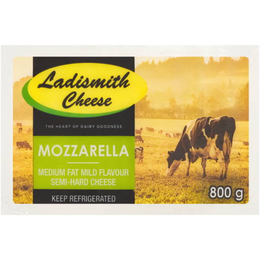 Ladismith Cheese Medium Fat Mozzarella Cheese 800g