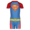 Boys Superman Red/Blue Sunsuit Size 6-24 Months
